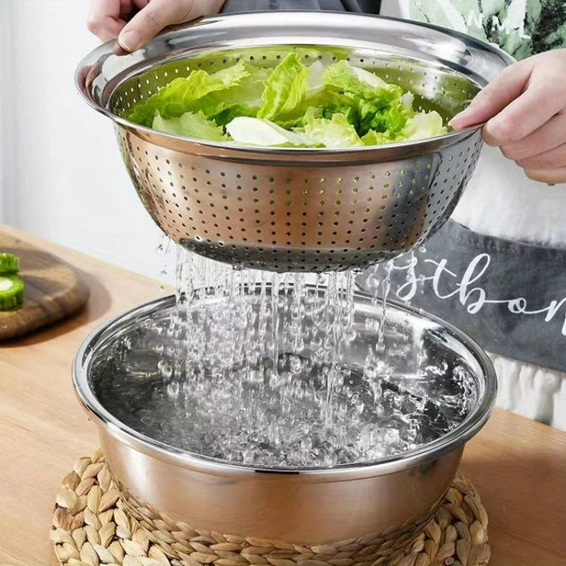 3-in-1 Kitchen Bowl – Wash, Cut & Drain